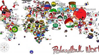 Poland cartoons maps polandball wallpaper