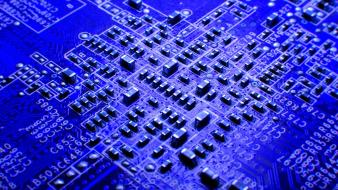 Macro circuit boards wallpaper