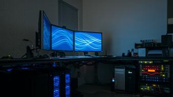Computers gaming computer room monitor wallpaper