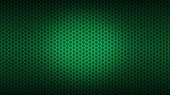 Green honeycomb background wallpaper