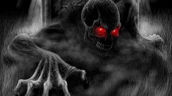 Horror creepy black death dark monsters gothic wallpaper