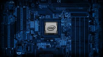 Intel circuits computers components electronics wallpaper