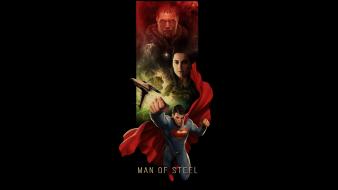 Steel superman black background fan art movies wallpaper
