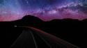 Long exposure milky way hdr photography skyscapes wallpaper