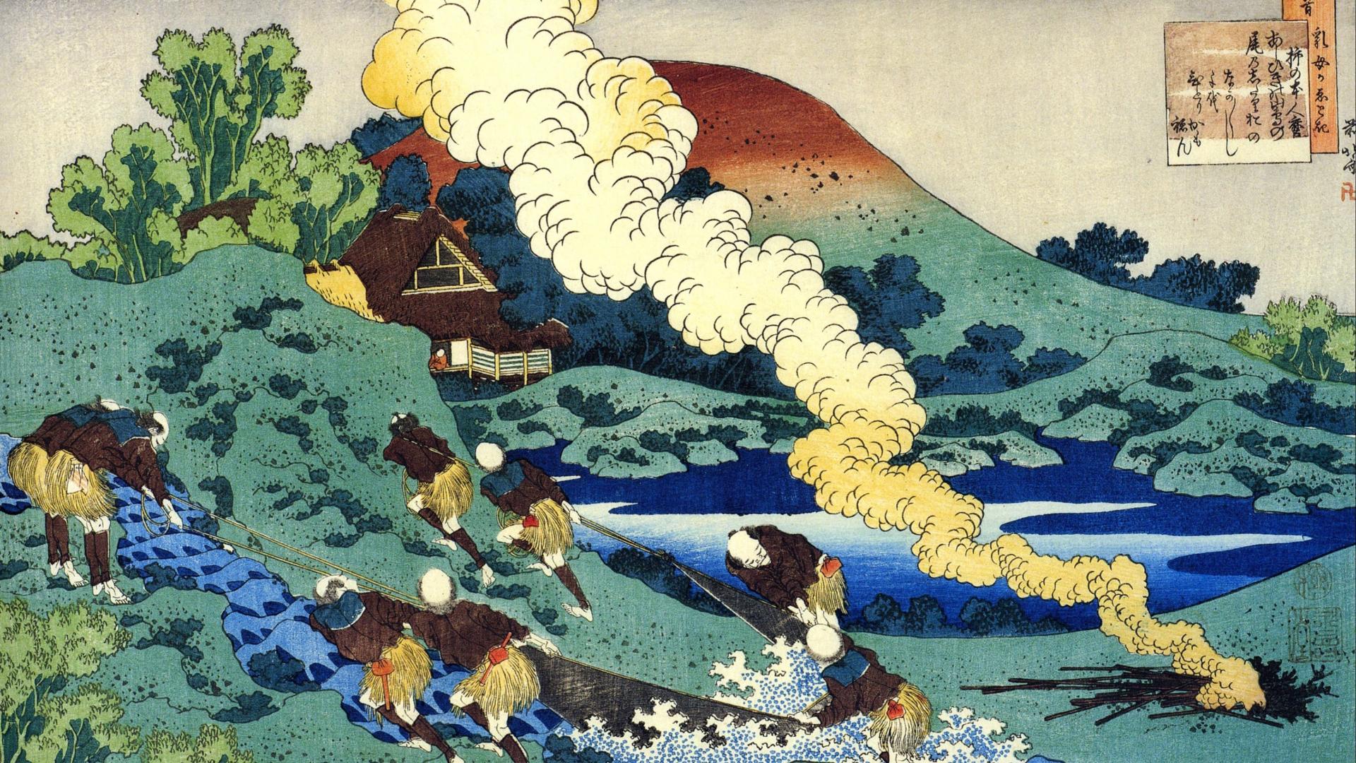 Artwork katsushika hokusai wallpaper  (98750)