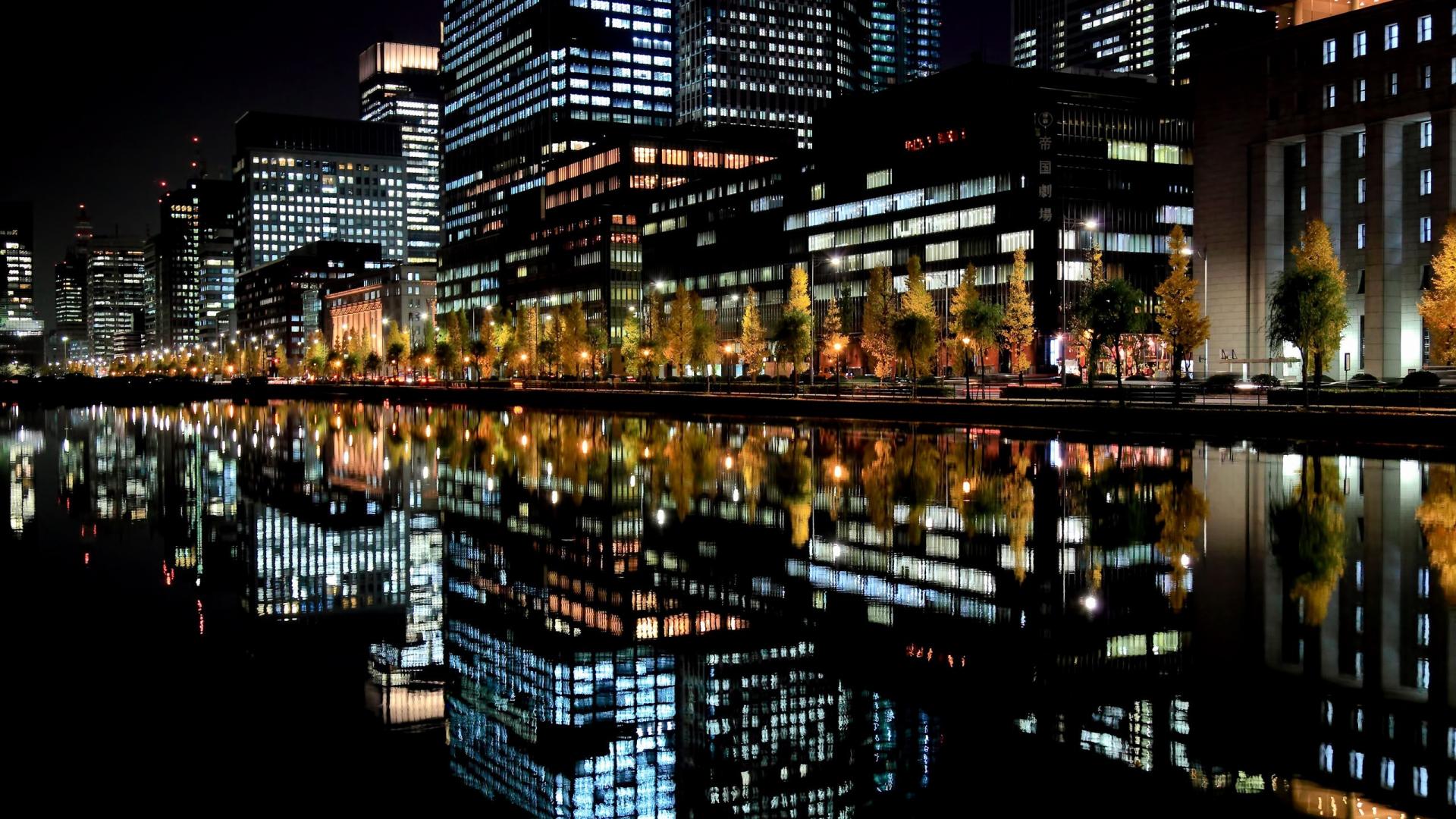 🥇 Japan tokyo city lights nature wallpaper (53722)