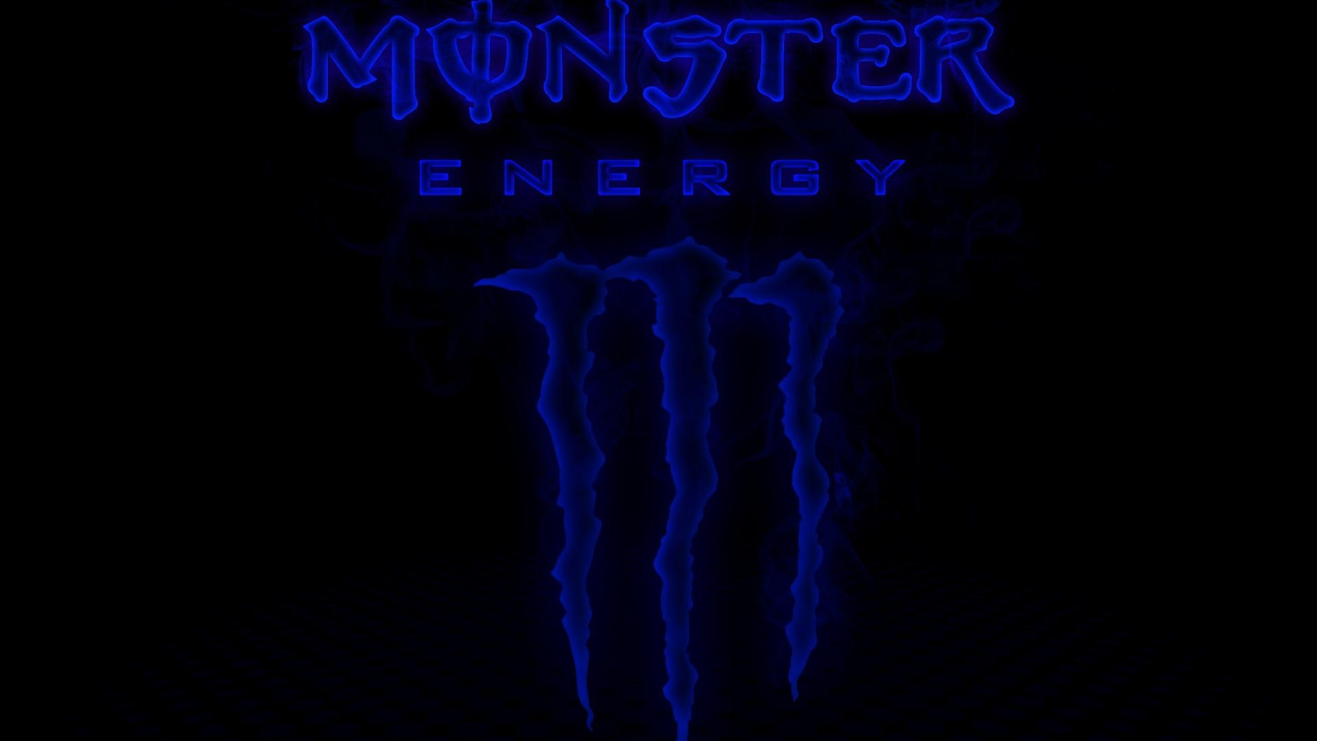 Monster Energy Blue Wallpaper