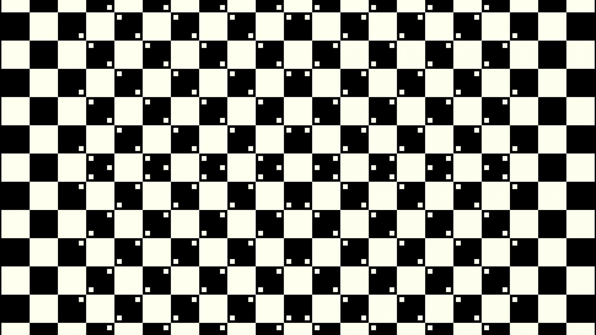 Оптическая иллюзия шахматы