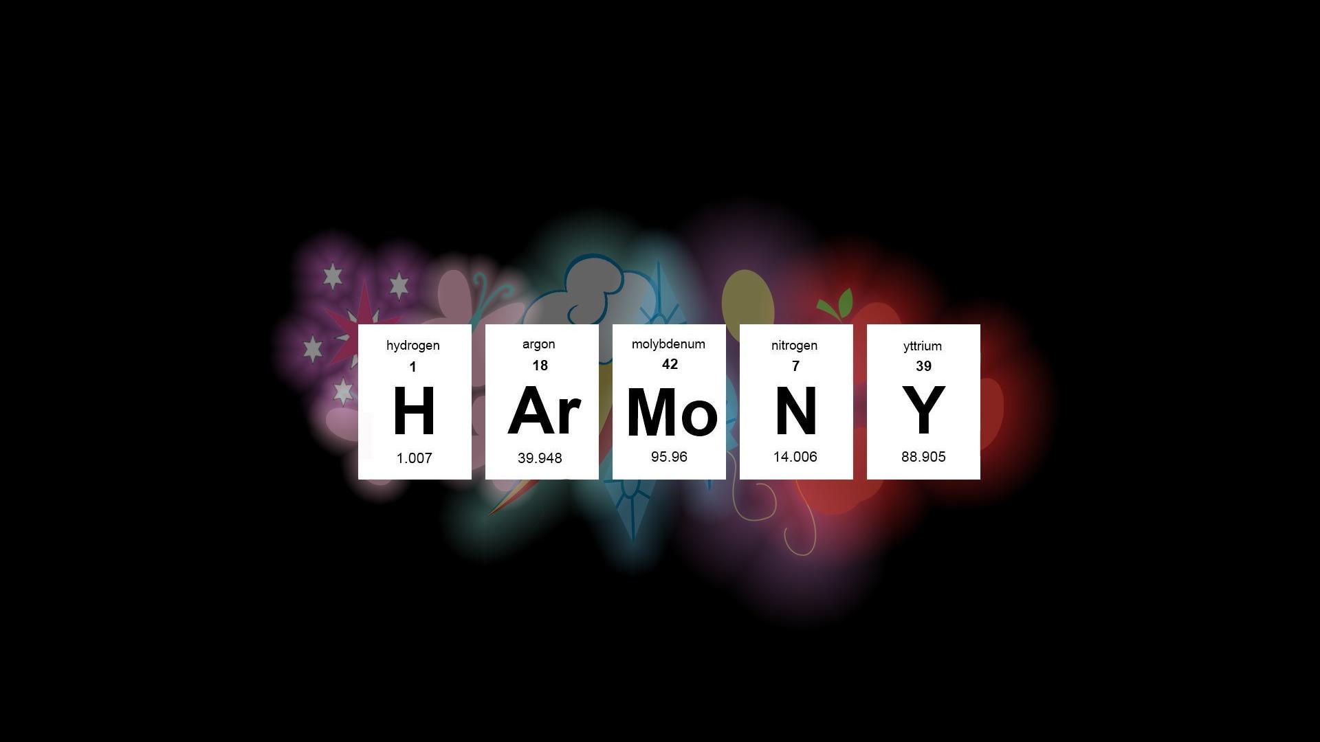 harmony my little pony periodic table