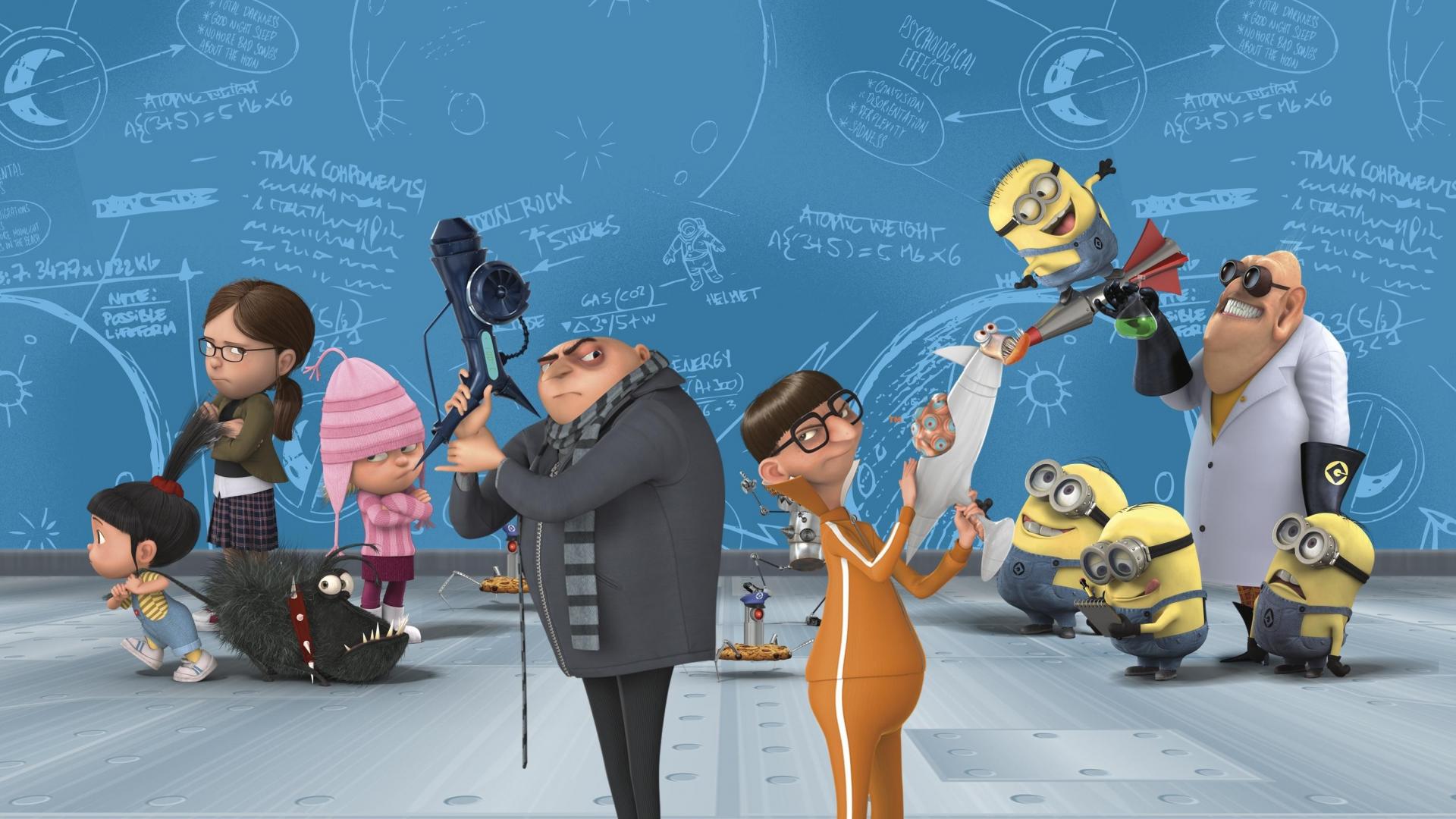 Despicable me characters vector