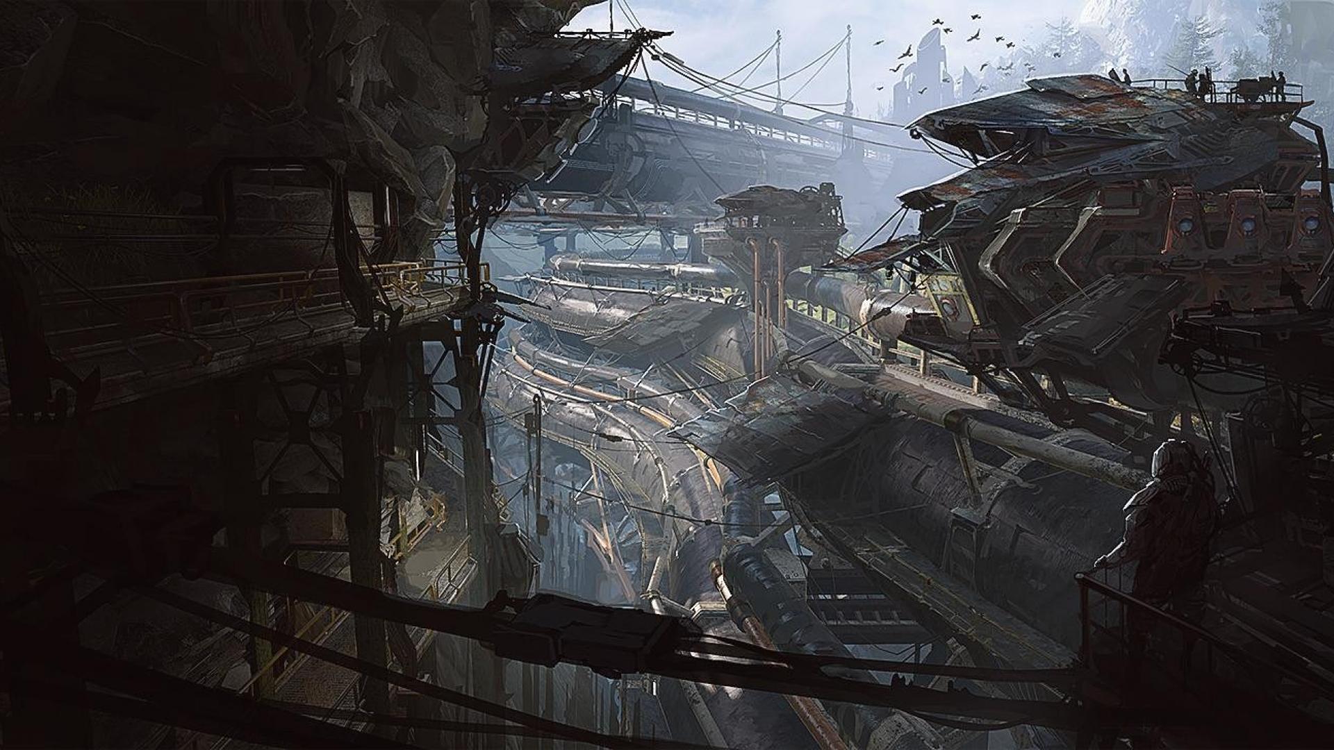 🥇 Cityscapes futuristic dystopia digital art science fiction