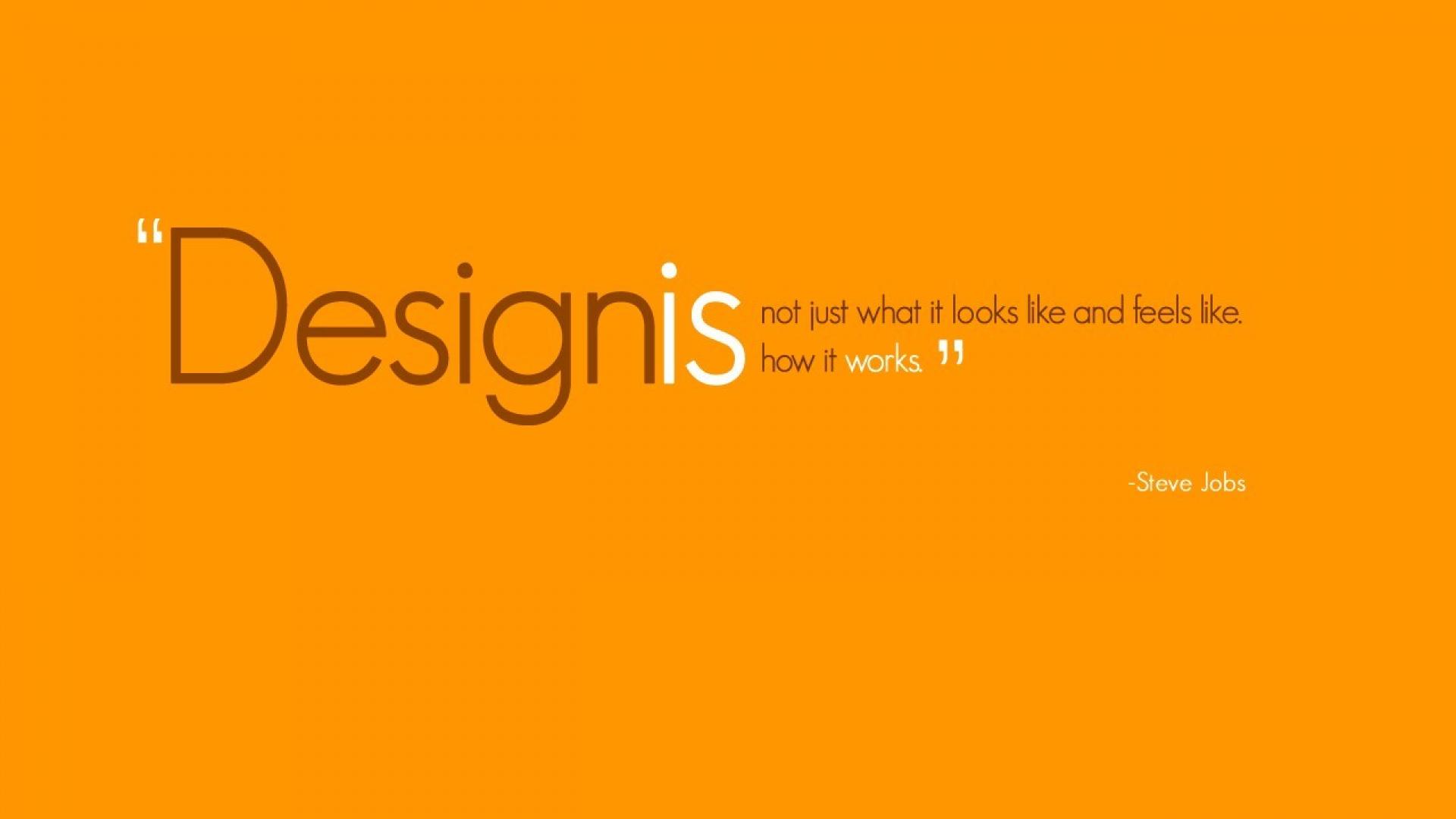 Design Quotes Steve Jobs Wallpaper 68844