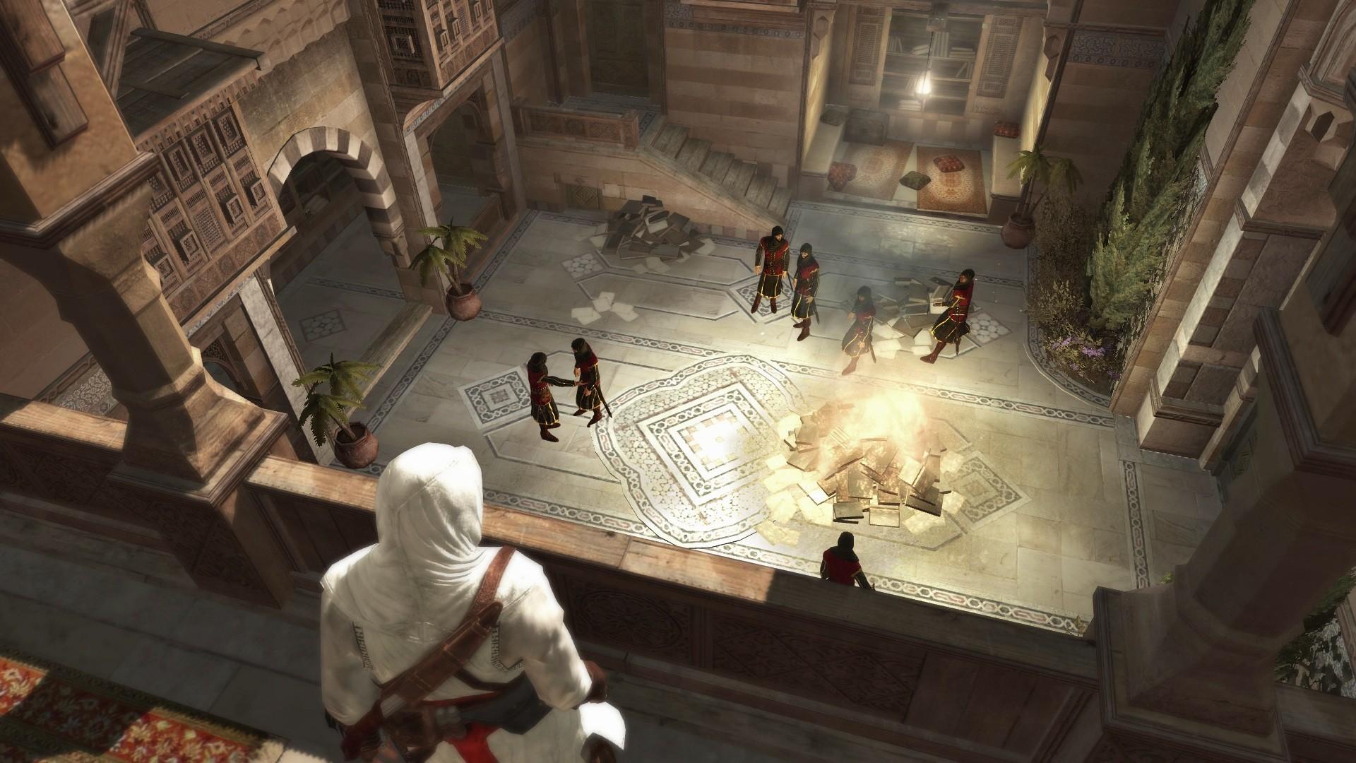 Ассасин игра обзор. Assassin's Creed Bloodlines. Ассасин Крид хроники Альтаира. Аль муалим. Игра ассасин бродилка.