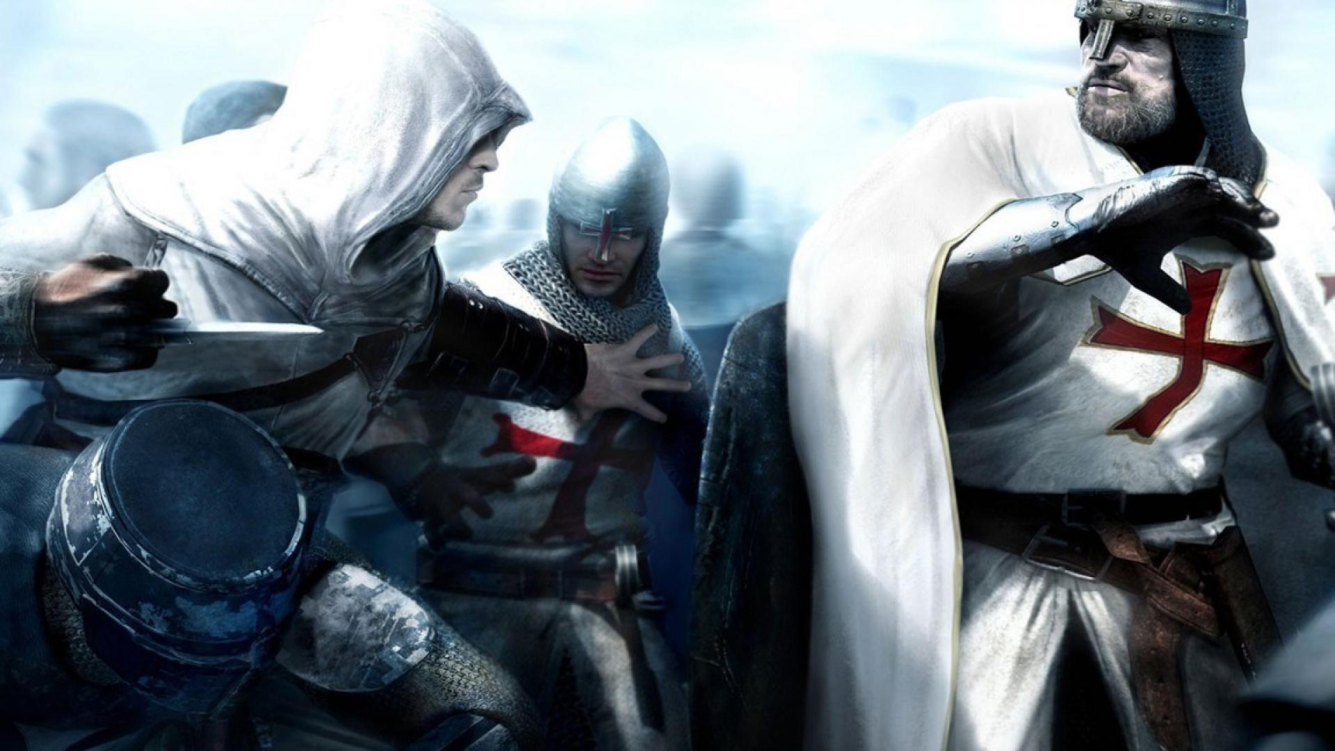 Assassin s 2007. Ассасин Крид 1. Ассасин Крид 2007. Тамплиеры Assassins Creed. Assassin’s Creed (игра).