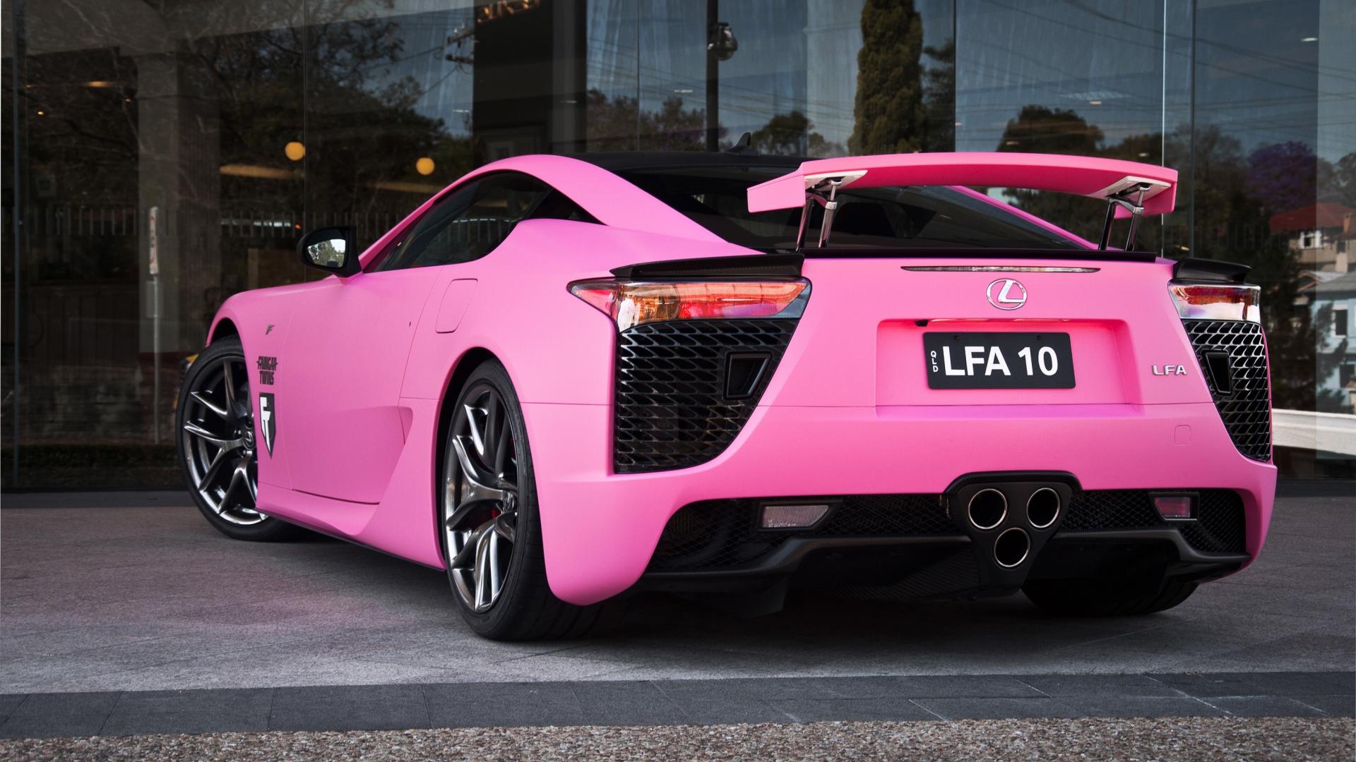 Pink Cars Supercars Lexus Lfa Wallpaper 70614