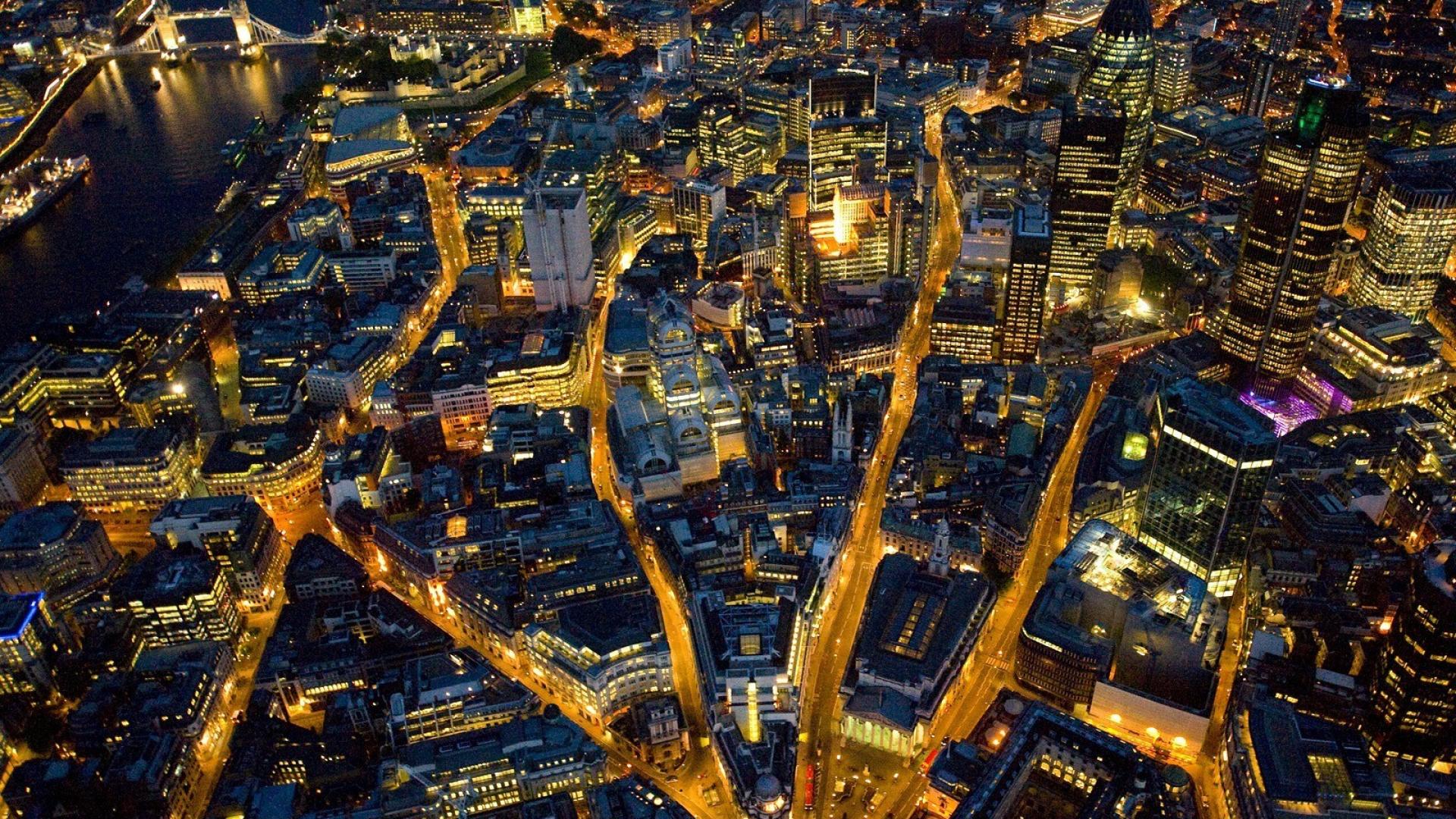 🥇 Landscapes nature night england london aerial view wallpaper | (19768)