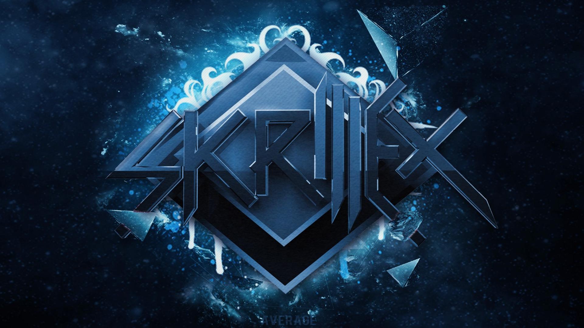 🥇 Blue music dubstep dark skrillex logo wallpaper | (112435)
