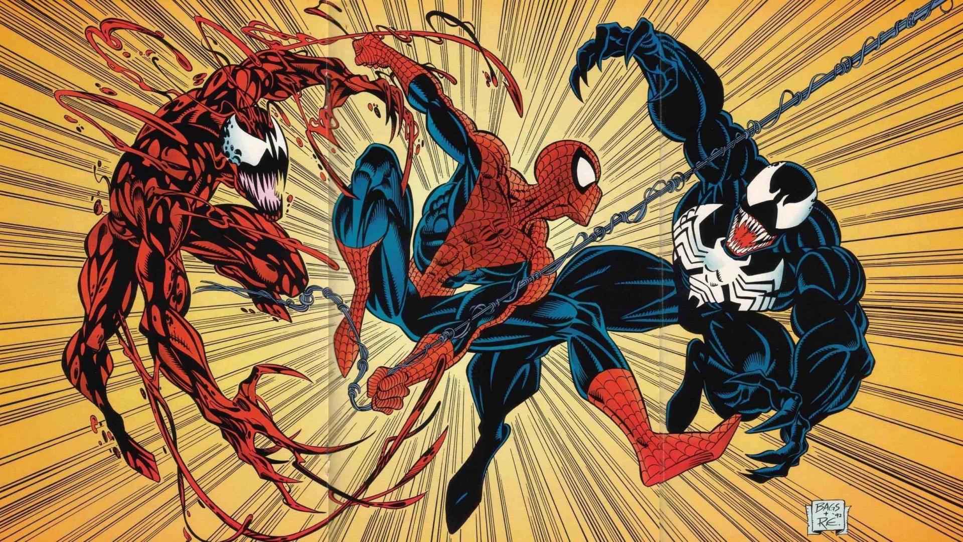 Venom Spider Man Carnage Marvel Comics Wallpaper 75698