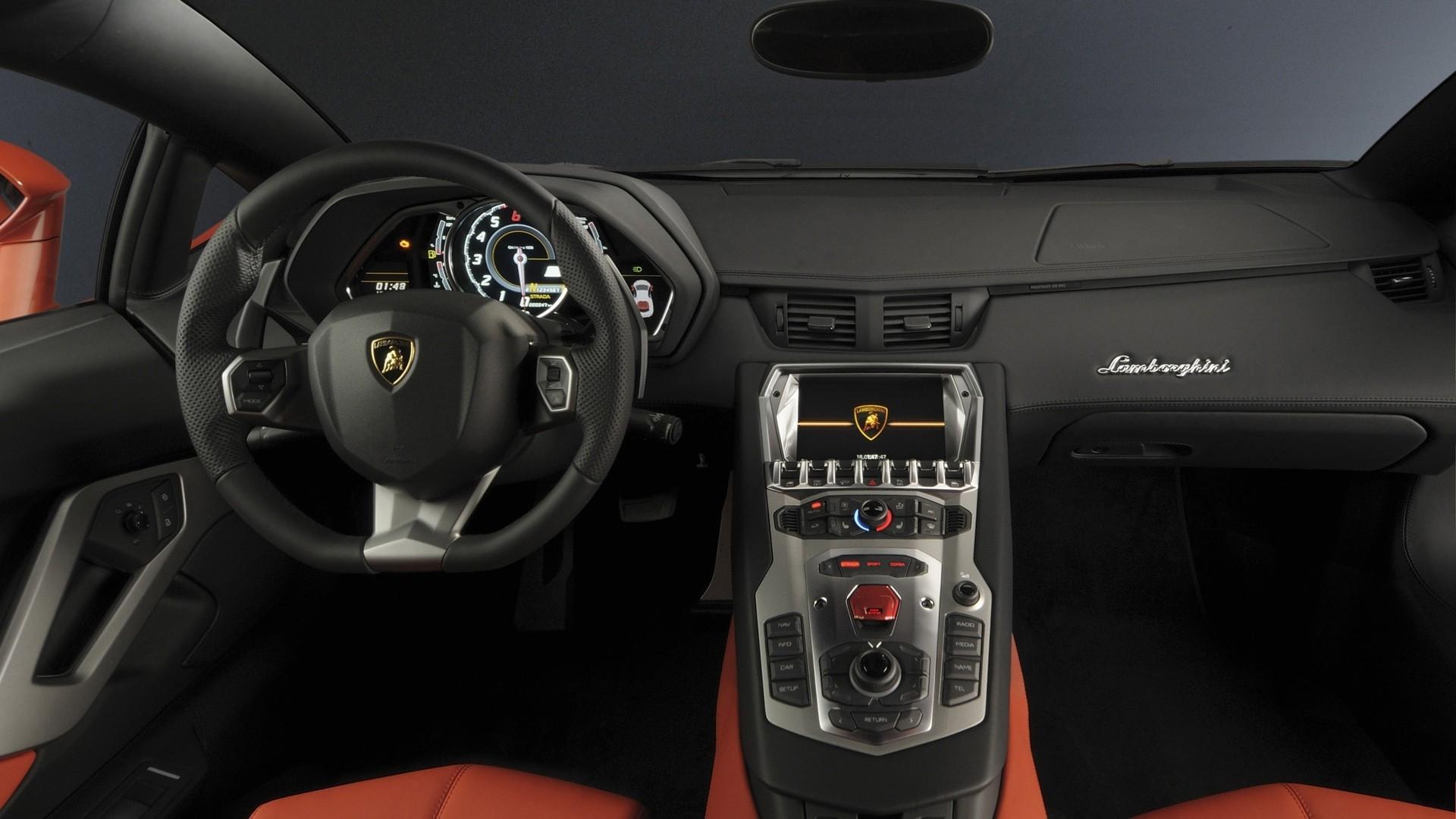 🥇 Lamborghini aventador car interiors steering wheel wallpaper | (76419)
