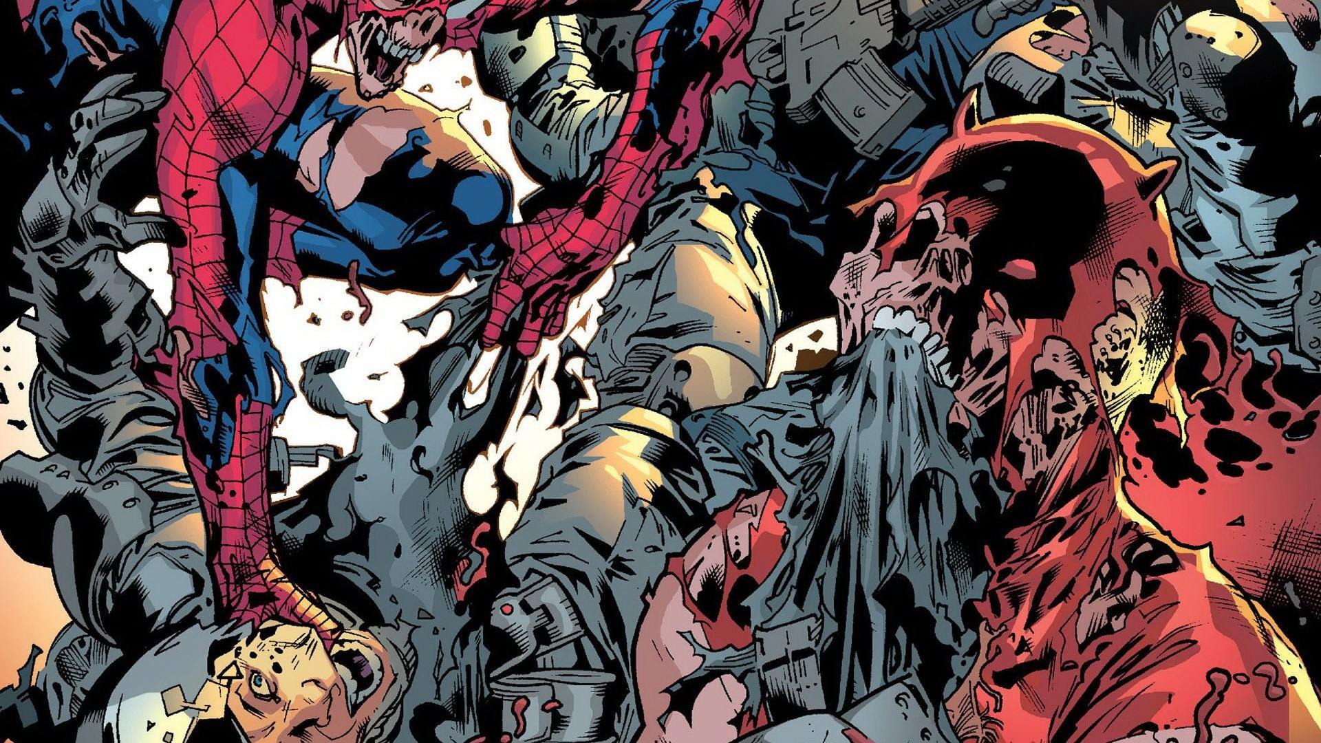 Comics spider  man  zombies  daredevil marvel Wallpaper  78113 