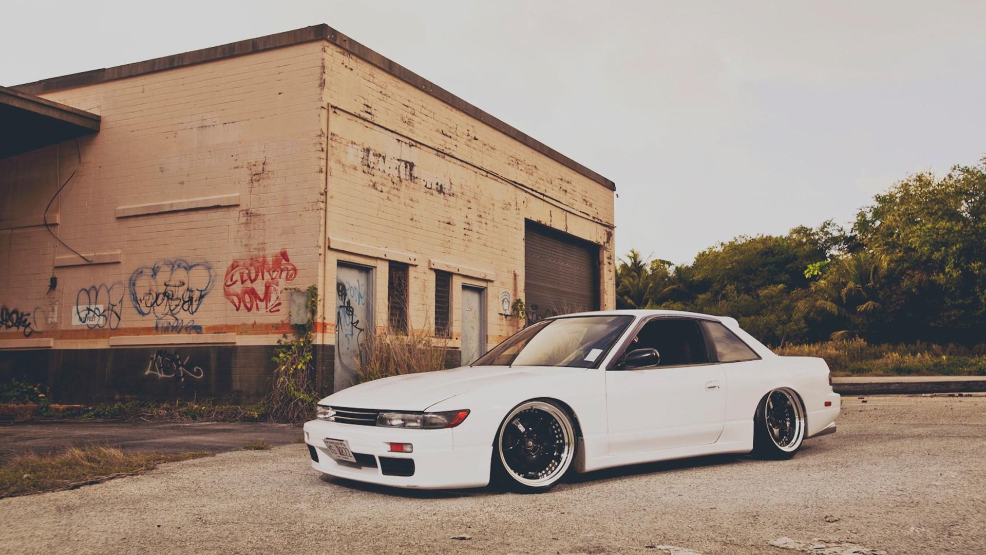 Rims White Tuned Nissan Silvia S13 Stance Wallpaper 116891 Rims White Tuned Nissan Silvia S13 Stance Wallpaper 116891