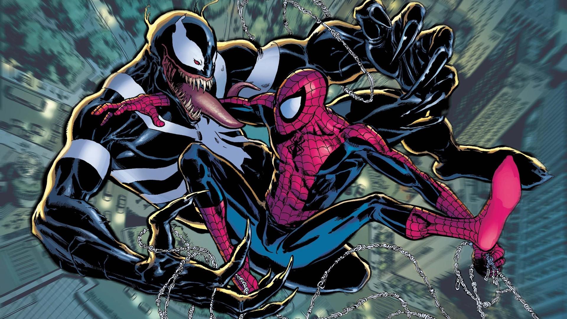 🥇 Comics Venom Spider Man Battles Artwork Marvel Wallpaper 119057