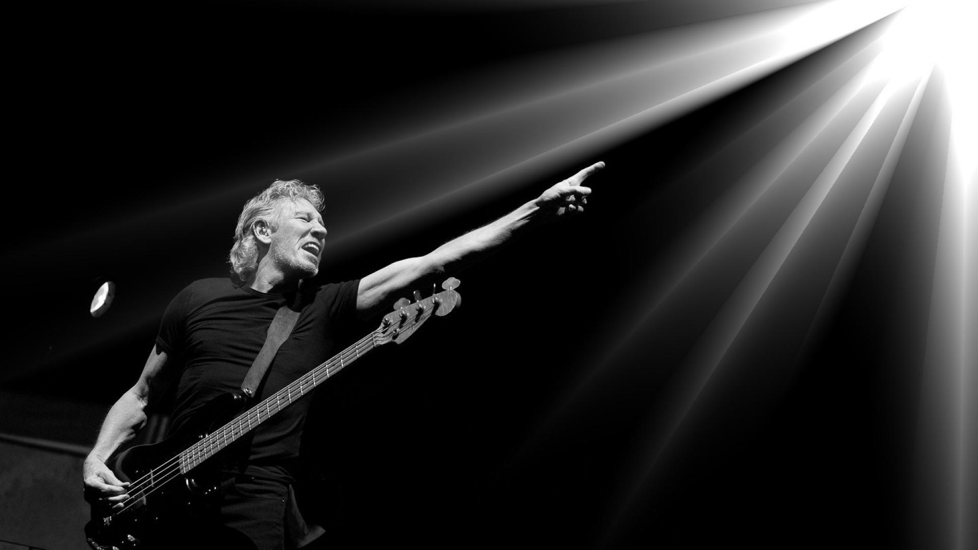 White Pink Floyd Bass Guitars Roger Waters Wallpaper 121209