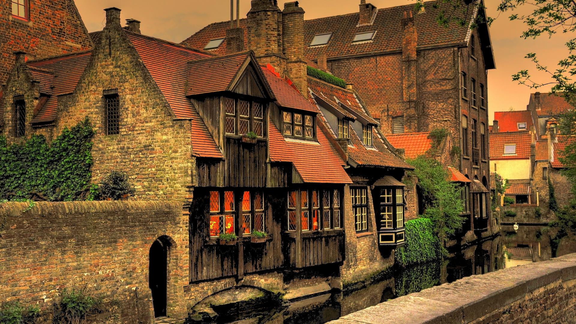 Belgium Bruges Europe European Cityscapes Wallpaper 88424