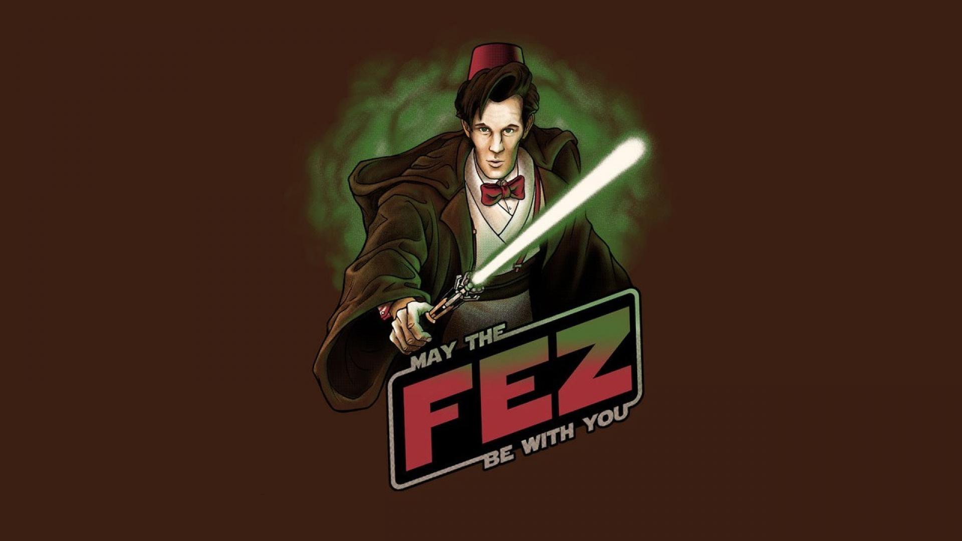 Star wars may eleventh doctor who fez wallpaper  (39755)