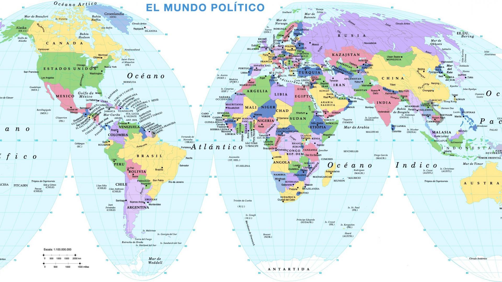 World Map Wallpaper 1920x1080 88 World Maps