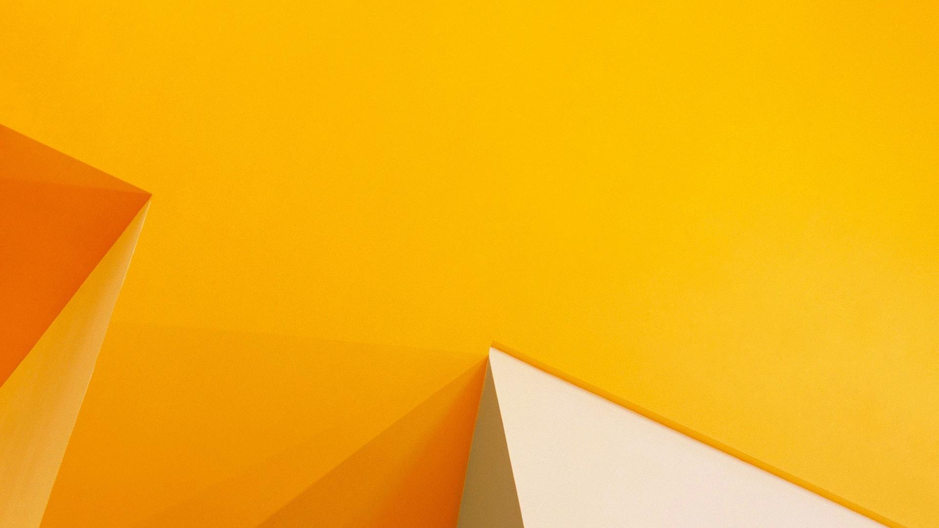 Windows 8 Minimalistic Yellow Wallpaper