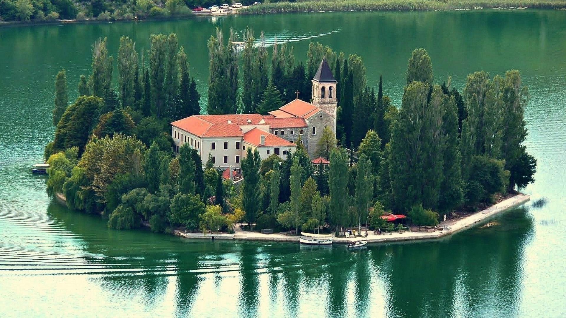 🥇 Catholic croatia national park boats green wallpaper | (136400)