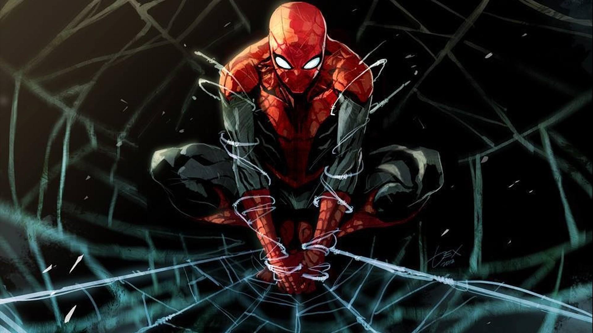 🥇 Marvel comics spider-man fan art upscaled wallpaper | (136950)