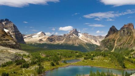 Blue Mountains Lake wallpaper