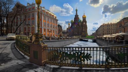 Cityscapes russia bridges saint petersburg wallpaper