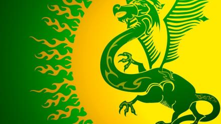 Green Dragon wallpaper