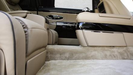 Leather cars zeppelin maybach car interiors 2010 luxury wallpaper