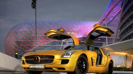 2010 Mercedes Benz Sls Amg Desert Gold 5 wallpaper