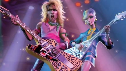 Fantasy video games rock artwork guitar hero wallpaper