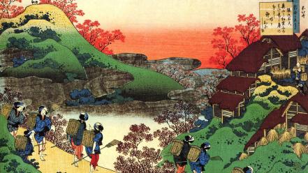 Japanese artwork katsushika hokusai wallpaper