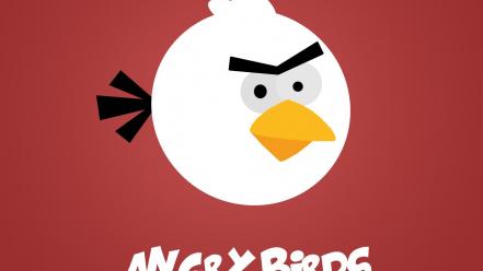 Minimalistic angry birds wallpaper