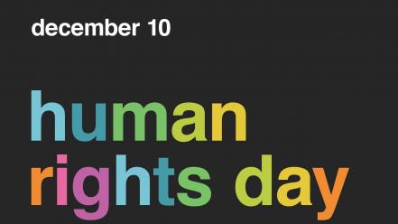 Minimalistic day human rights wallpaper