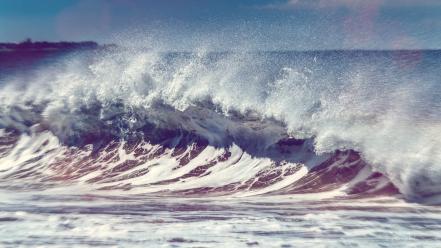 Ocean landscapes nature beach waves andy sea wallpaper
