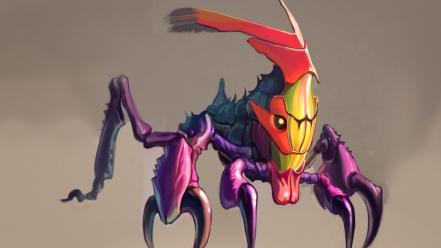Video games scorpion digital art concept characters wallpaper