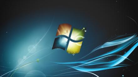 Windows 7 logo design wallpaper