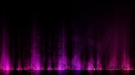 Windows 7 Purple Aurora Hd wallpaper