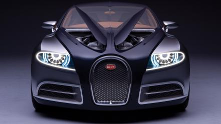 Bugatti galibier concept black cars wallpaper