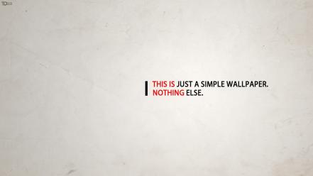 Deviantart minimalistic text typography wallpaper