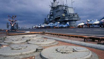 Helix russian navy su33 flankerd aircraft carriers wallpaper