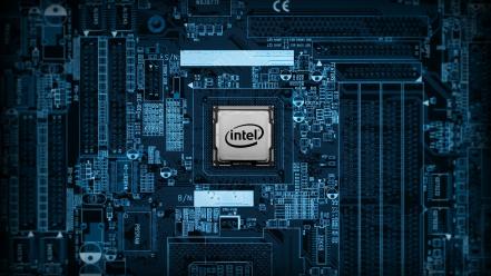 Intel pcb circuits motherboards wallpaper